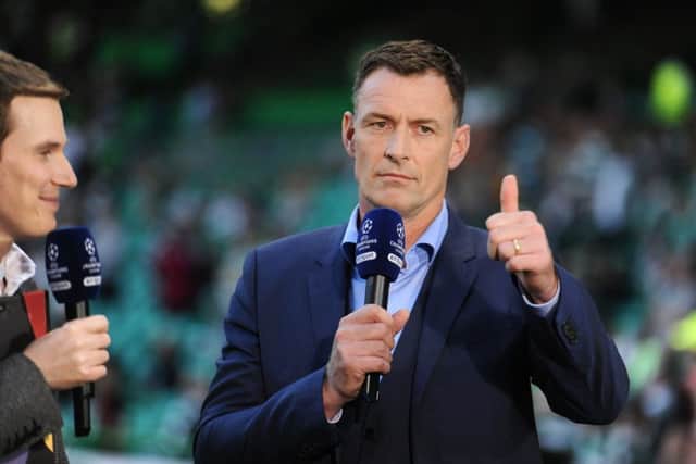 Chris Sutton will be part of BT Sport's team for their coverage of the Betfred Cup final. Picture: John Devlin