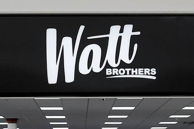 KPMG confirmed that Watt Brothers' Glasgow store will close on Sunday15December. Picture: Michael Gillen