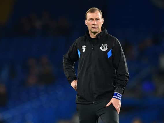 Duncan Ferguson will take charge of Everton for Saturday's game against Chelsea. Picture: Getty Images