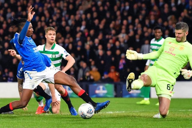 Kept Celtic in the game single-handedly, often literally, and capped display with penalty save.