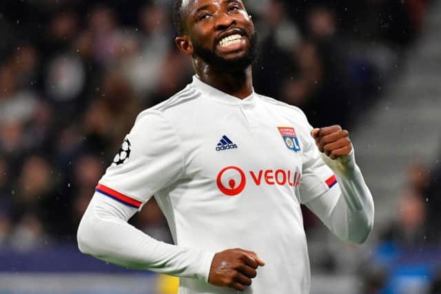 Former Celtic striker Moussa Dembele in action for Lyon