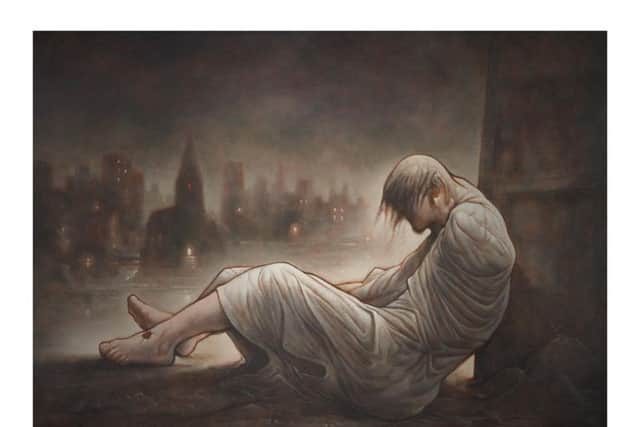 Peter Howson's painting of Jesus as a homeless man has also gone in display in Glasgow's museum of religious art.