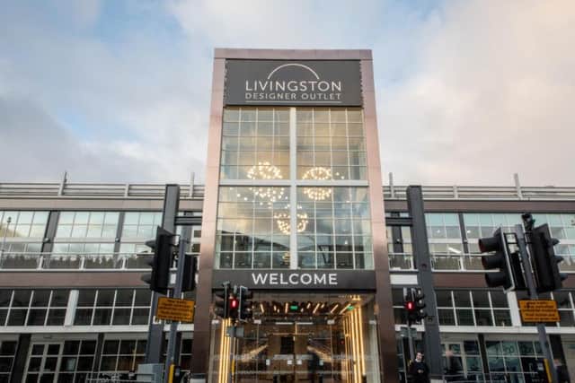 Livingston Designer Outlet is said to have benefited from a refurbishment and re-brand. Picture: John Need
