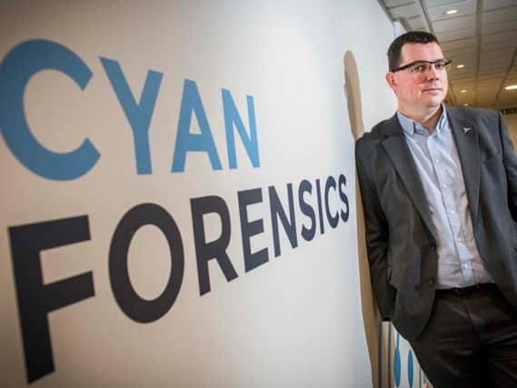 Ian Stevenson is the CEO of Cyan Forensics. Picture: Contributed