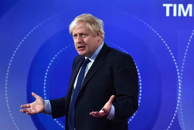 Prime Minister Boris Johnson took the reporter's phone and put it in his pocket