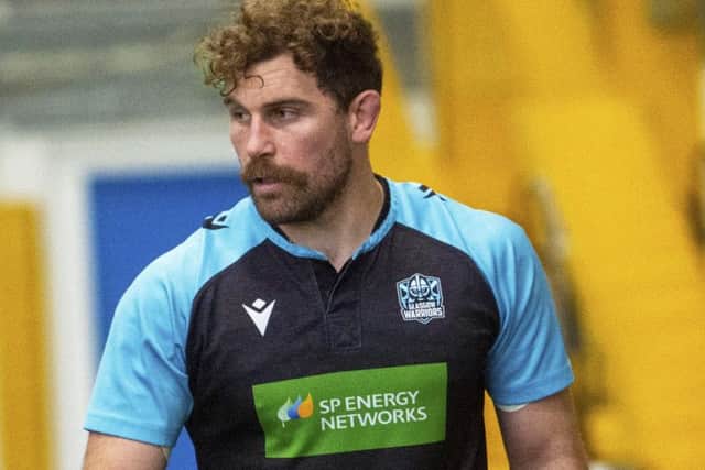 Glasgow Warriors captain Callum Gibbins was impressed by his sides defence against La Rochelle. Picture: Bill Murray/SNS/SRU