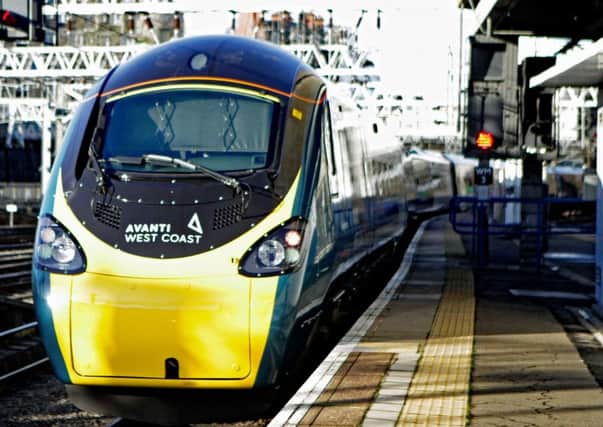 An Avanti West Coast train showing the new logo as it departs from London's Euston Station for its inaugural journey along the West Coast Main Line. Picture: Luciana Guerra/PA Wire