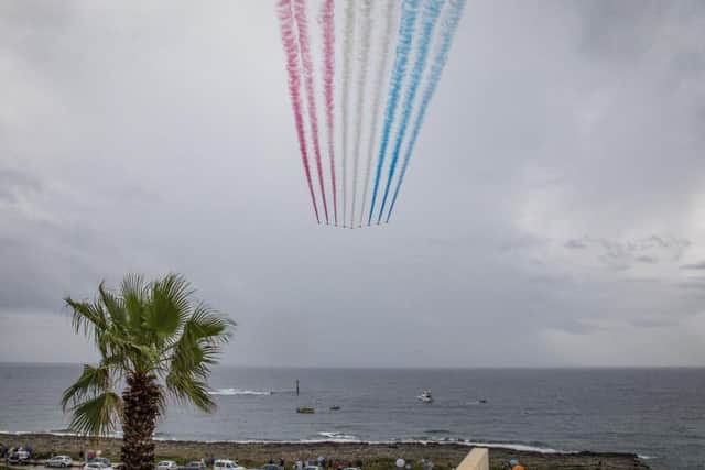 A Red Arrow flyover in Menorca had marked Maurice Mounsdon's 100th birthday