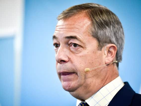 Brexit Party leader Nigel Farage