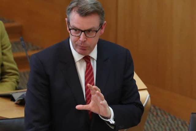 Scottish Conservative MSP Adam Tomkins said today his party was the only 'tall enough' to stand up to Nicola Sturgeon