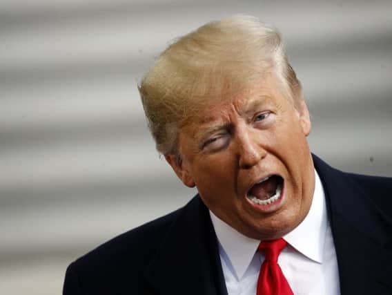 US president Donald Trump