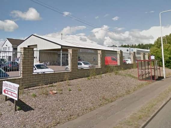 The outside of Leslie Bike Shop in Glenrothes, which was raided by thieves