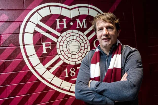 Daniel Stendel is unveiled as the new Hearts manager at Tynecastle. Picture: Craig Williamson / SNS