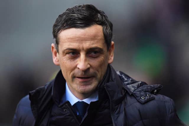 Hibs manager Jack Ross is pictured during his side's Ladbrokes Premiership win over Aberdeen. Picture: Ross Parker/SNS