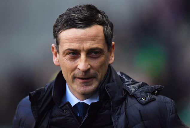 Hibs manager Jack Ross is pictured during his side's Ladbrokes Premiership win over Aberdeen. Picture: Ross Parker/SNS
