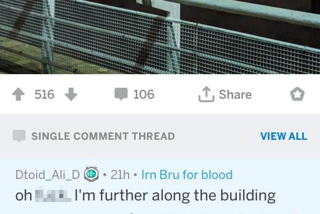 The reddit user was one of the first to respond.