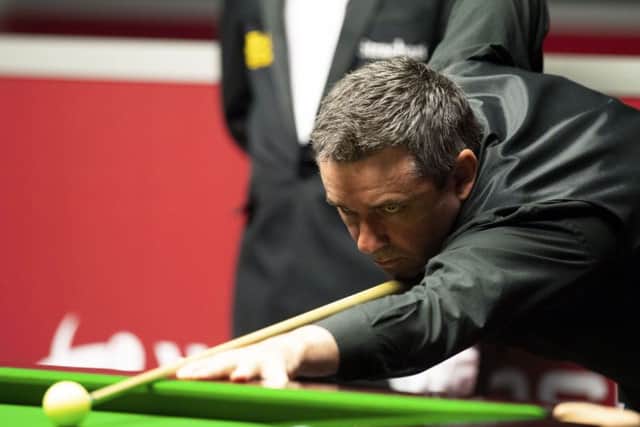 Scotlands Alan McManus is through to the second round of his home event after beating Chinas Zhao Xintong 4-1. Picture: Ross Parker/SNS