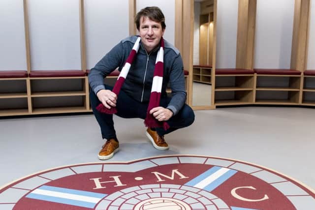 Daniel Stendel is unveiled as Hearts new manager at Tynecastle. Picture: Craig Williamson/SNS