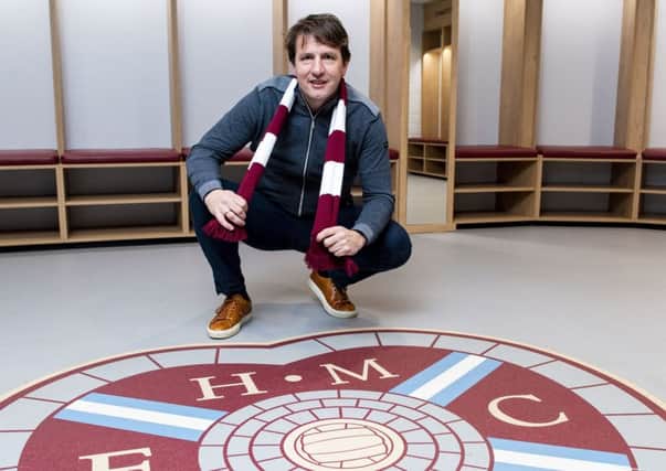 Daniel Stendel is unveiled as Hearts new manager at Tynecastle. Picture: Craig Williamson/SNS