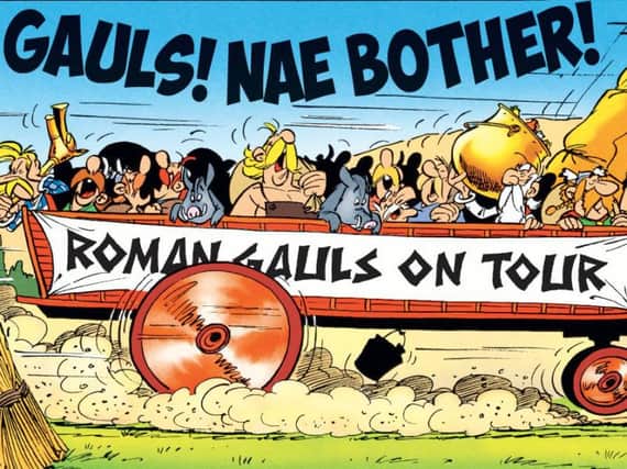 A trio of Asterix and Tintin books have been translated into Gaelic and Scots. Picture: Contributed