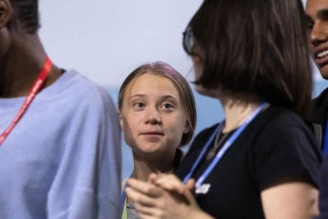 Greta warned that "even at 1C people are dying from the climate crisis" and the science showed that going beyond 1.5C risks destabilising the climate and hitting irreversible tipping points such as melting glaciers and permafrost.