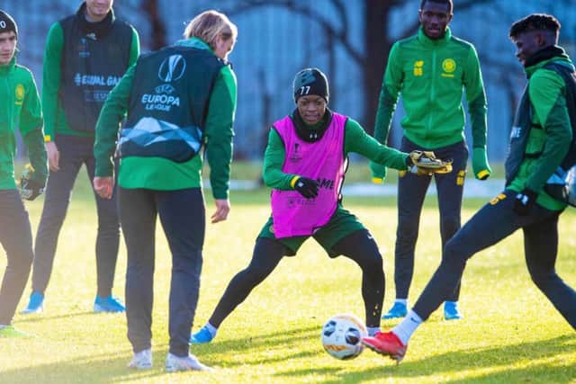 Karamoko Dembele has been involved in first-team training. Picture: SNS