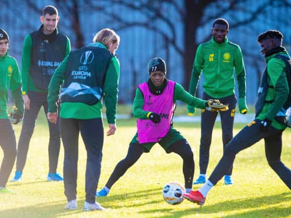 Karamoko Dembele has been involved in first-team training. Picture: SNS