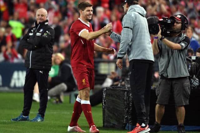 Steven Gerrard's Rangers have been compared to Liverpool under Jurgen Klopp. Picture: SNS