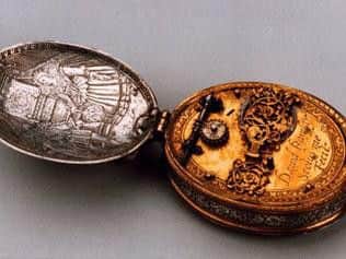 This pocket watch was made by David Ramsay, the chief clockmaker to James VI.