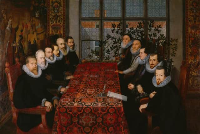 An image of the 1604 Somerset House conference will be coming to Edinburgh on loan from the National Portrait Gallery in London.