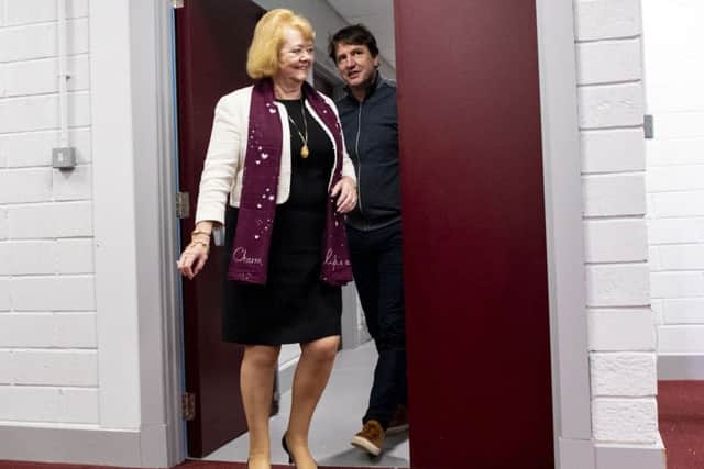 Hearts owner Ann Budge admits there is an element of risk in the appointment of Daniel Stendel. Picture: Craig Williamson/SNS