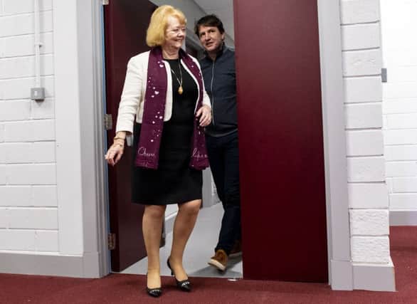 Hearts owner Ann Budge admits there is an element of risk in the appointment of Daniel Stendel. Picture: Craig Williamson/SNS