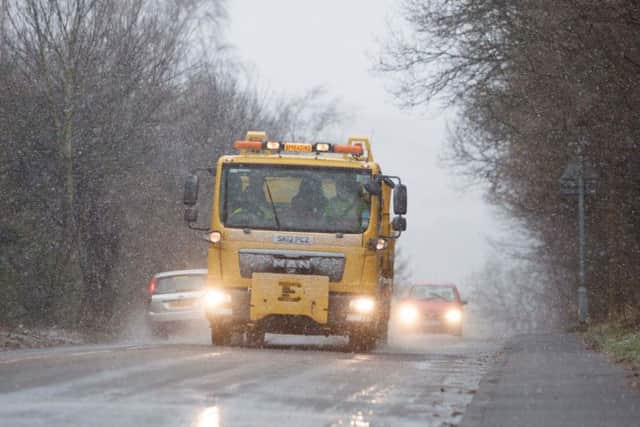 The Met Office said surfaces and roads could be slippery, and advised people to take care when walking or driving, as voters prepare to head to the polls on Thursday. Picture: JPIMedia