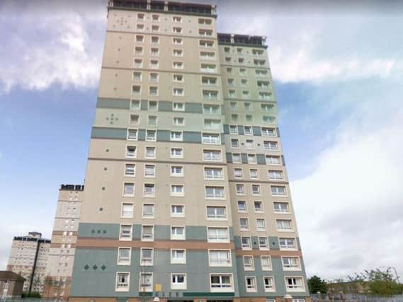 Glen Tower in Motherwell. Picture: Google