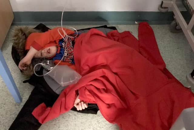 This photograph of four-year-old from Leeds sleeping on the floor of the Leeds General Infirmary was drowned out by a tide of misdirection, writes Paris.