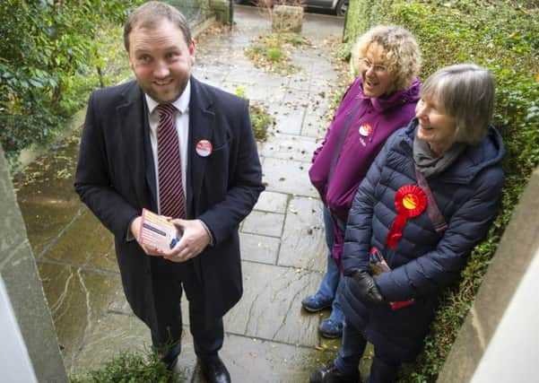 Scottish Labour's Ian Murray, now the only Labour MP north of the Border, out and about campaigning on Grange Loan, Edinburgh. (Picture: Ian Rutherford)