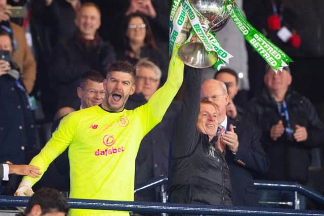 Fraser Forster has been given the thumbs up to stay at Celtic. Picture: SNS