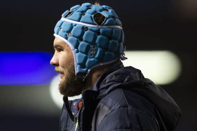 Lock Sam Thomson is aiming to get more game time to establish himself with Edinburgh. Picture: Gary Hutchison/SNS/SRU