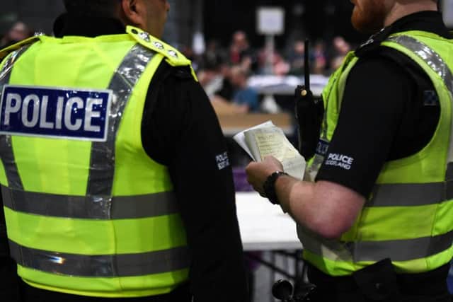 Police were seen taking away removing ballot papers from a counting centre in Glasgow after some suspicions where raised about potential fraud.
