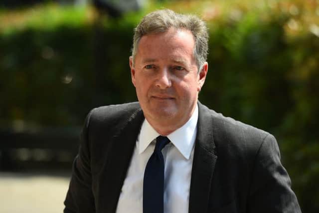 Piers Morgan accused Hugh Grant and Steve Coogan of "helping" Boris Johnson achieve a "landslide" after their calls for tactical voting appeared to have backfired.
