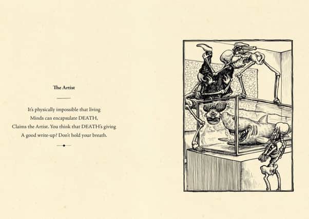 Pages from The Dance Of Death: A Vanitas 
by Martin Rowson