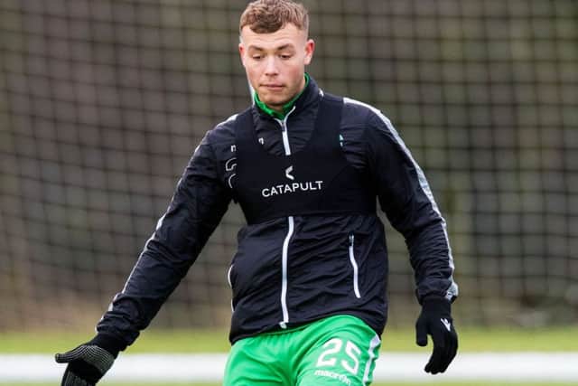 Ryan Porteous prepares forSundays Premiership encounter between Hibs and Celtic.