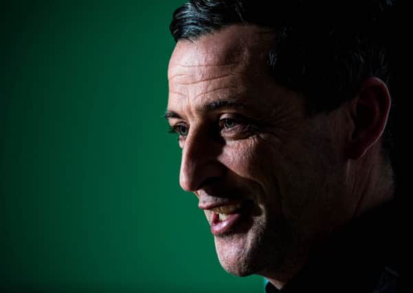 Hibernian head coach Jack Ross is relishing the chance to take on Celtic in Glasgow. Picture: Ross Parker / SNS