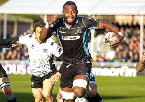 Leone Nakarawa is in talks about a return to Glasgow Warriors. Picture: SNS