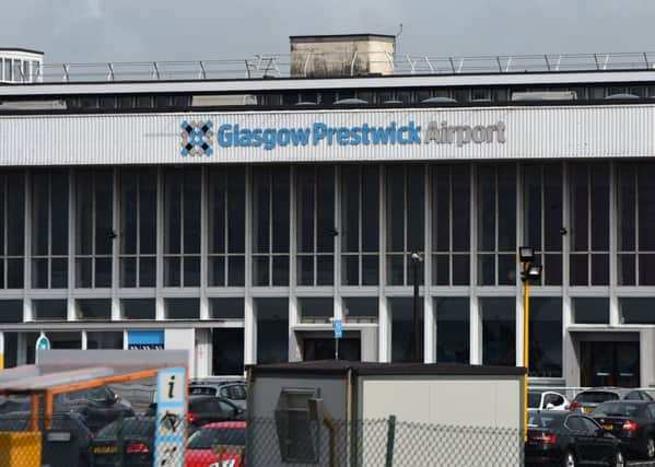 Sole passenger airline Ryanair has cut Prestwick flights. Picture: Getty