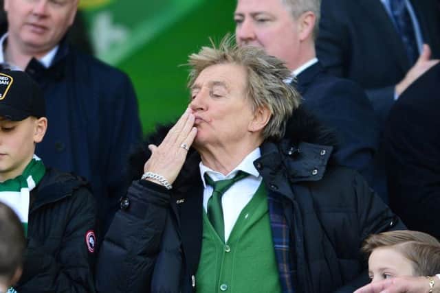Sir Rod Stewart has provoked anger among the Celtic faithful after he tweeted his congratulations to Boris Johnson on his election victory. Picture: Getty Images