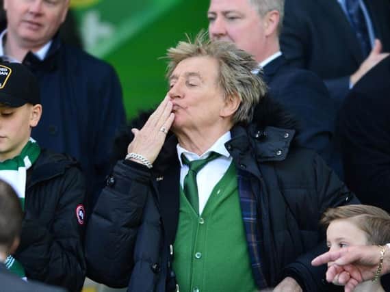 Sir Rod Stewart has provoked anger among the Celtic faithful after he tweeted his congratulations to Boris Johnson on his election victory. Picture: Getty Images