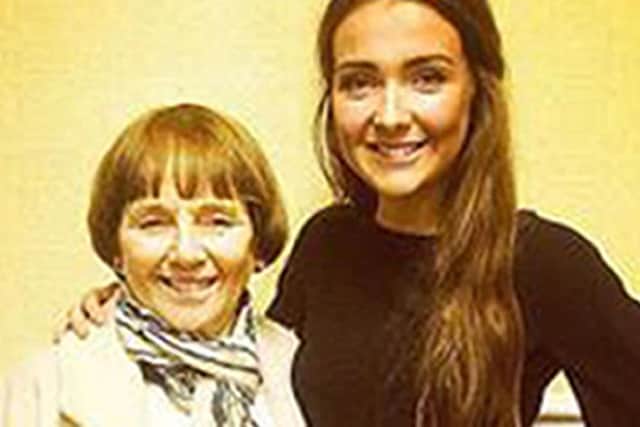 Lorraine Sweeney with her granddaughter Erin McQuade.Both were killed. Picture: PA