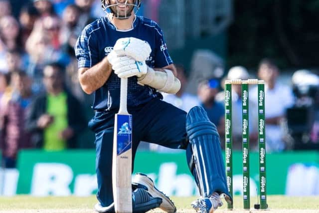 Scotland captain Kyle Coetzer hit 95. Picture: Ross Parker/SNS