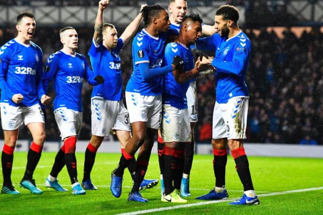 Rangers finished second in their Europa League group. Picture: SNS